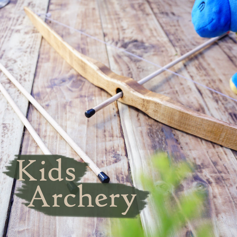 wooden toy bow for kids