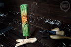 Hand Carved Wood Spirit - Whittled Standing Figurine. Personalised Green Man.