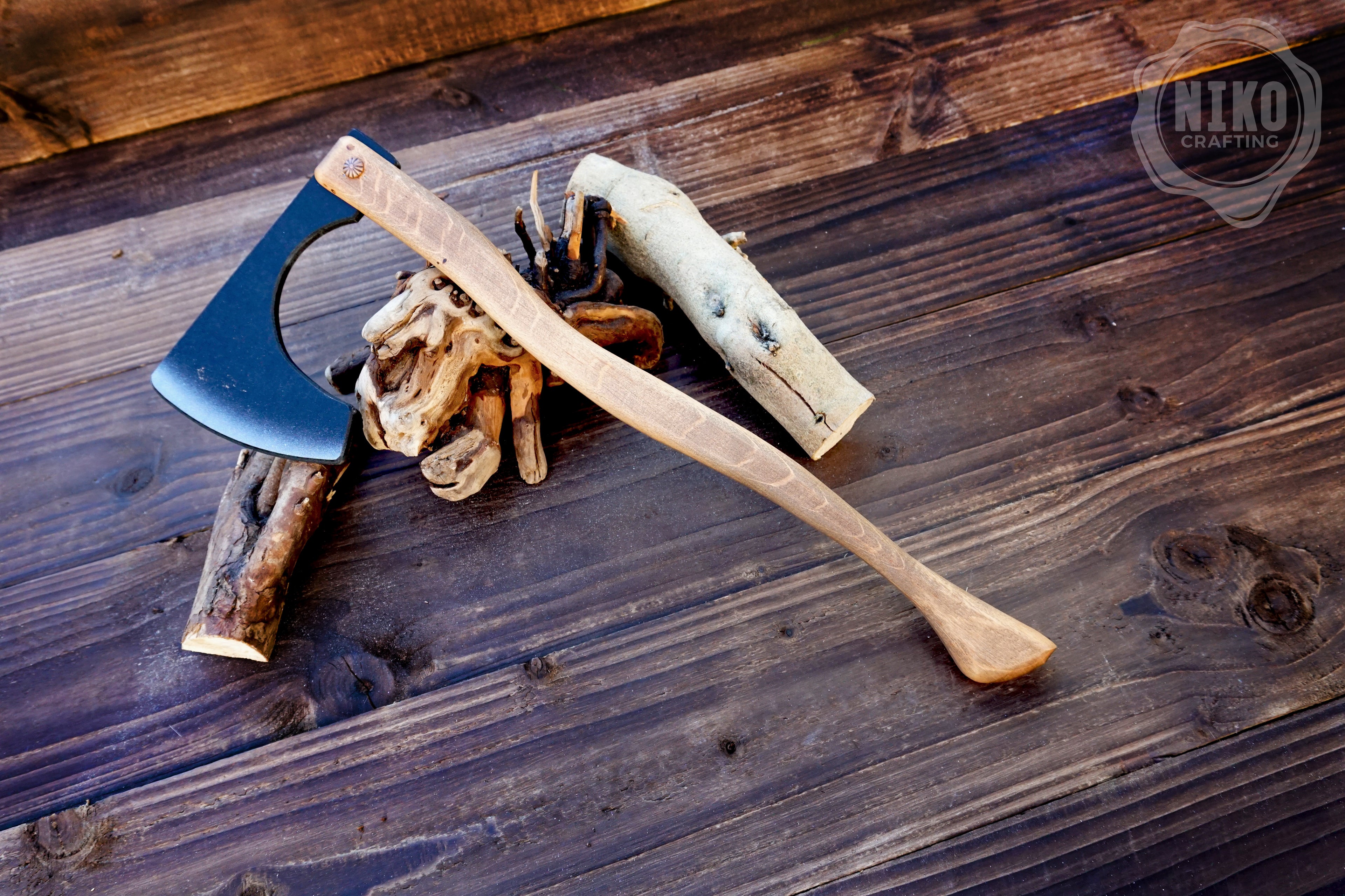 Wooden Viking Toy Axe - Handmade, Personalised Gift