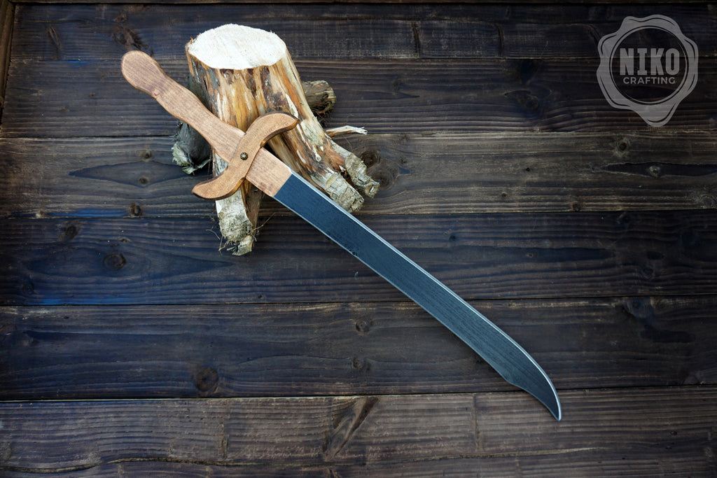 Wooden Large Toy Sword - Falchion: Handmade Personalised Gift