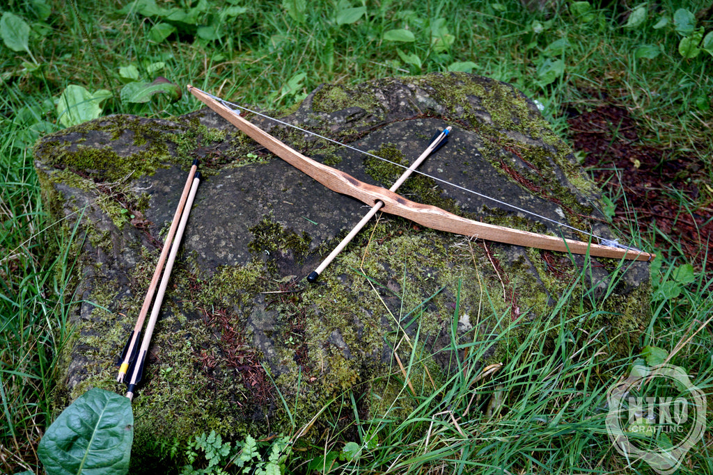 Small Wooden Bow and Arrows: Handmade, Personalised Gift