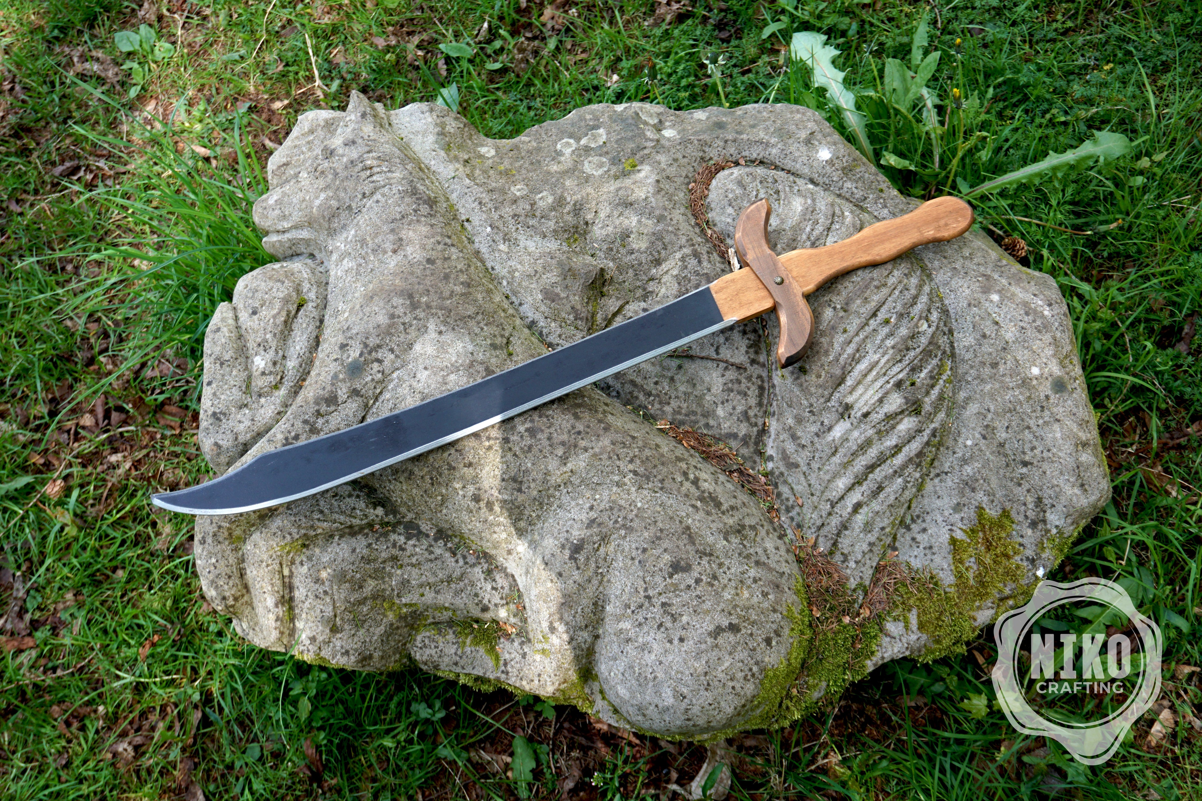 Wooden Large Toy Sword - Falchion: Handmade Personalised Gift