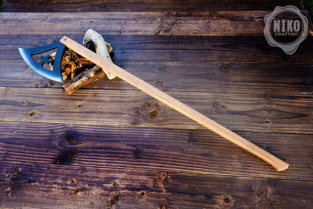 Wooden Viking Toy Battle Axe: Gotland - Personalised, Unique Gift.