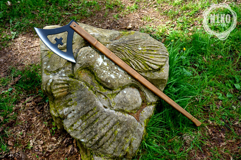 Wooden Viking Toy Battle Axe: Gotland - Personalised, Unique Gift.