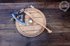 Wooden Viking Axe and Round Shield - Gotland - Handmade Personalised Toy