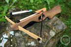 Small Wooden Crossbow and 3 Arrows: Handmade, Personalised Gift