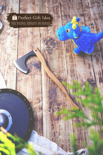 Wooden Viking Toy Axe - Handmade, Personalised Gift