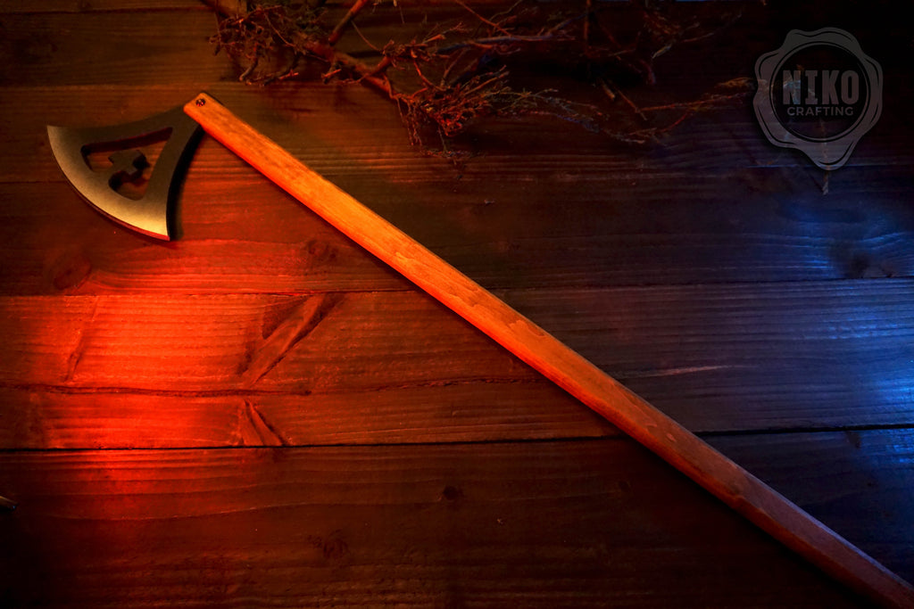 Wooden Viking Toy Battle Axe: Gotland - Personalised, Unique Gift.