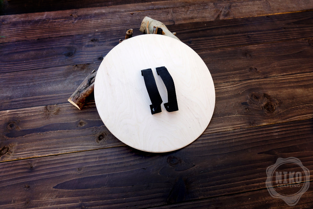 Wooden Small Toy Axe and Vegvisir Shield - Handmade, Personalised gift