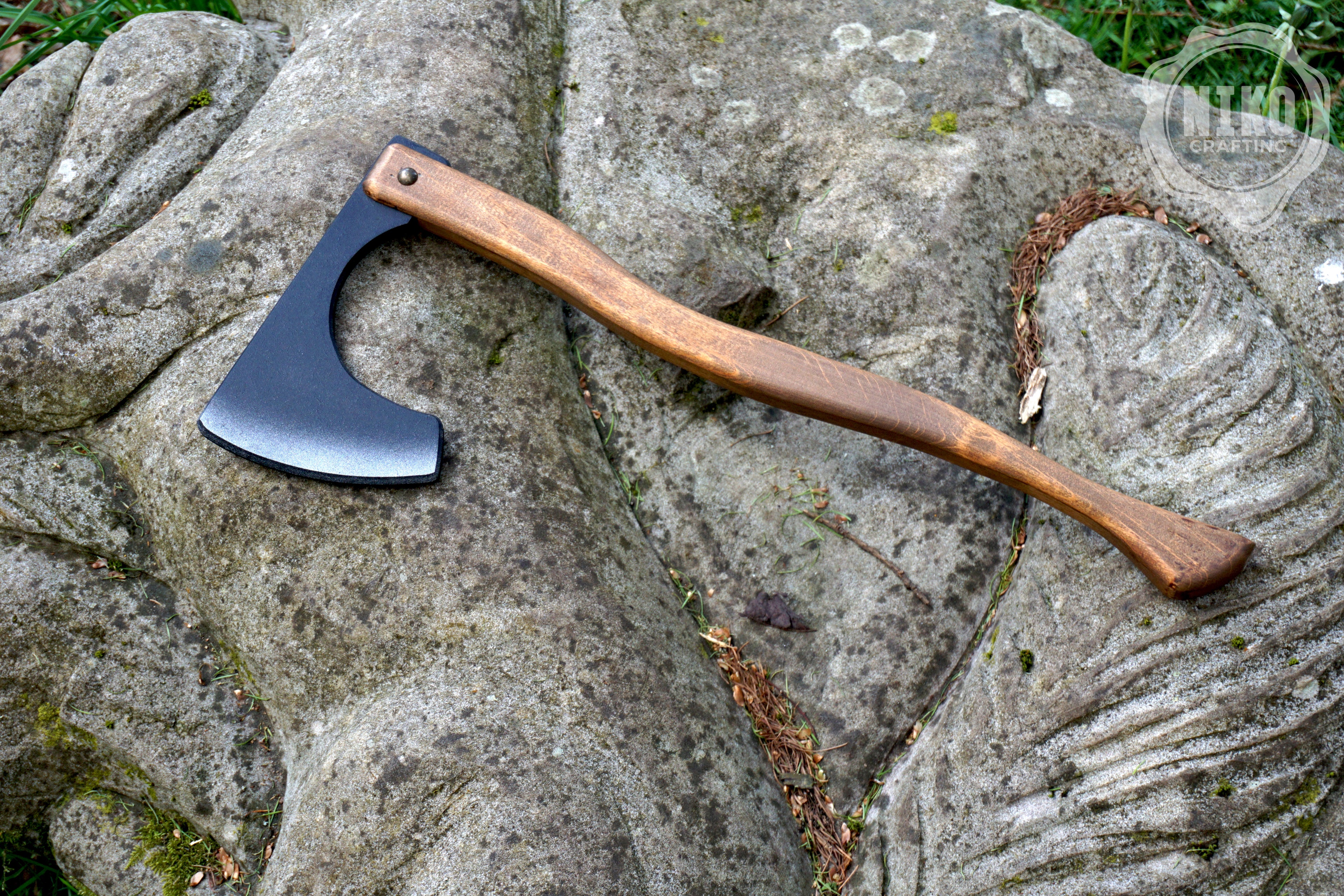 Wooden Viking Toy Axe - Handmade, Personalised Gift