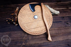 Wooden Viking Axe and Round Shield - Handmade Personalised Toy