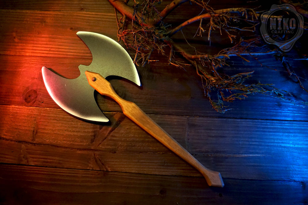 Wooden Two-Sided Toy Axe – Handmade, Personalised Gift.
