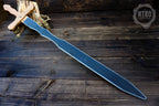 Wooden Two-Handed Toy Sword – Handmade Personalised Gift