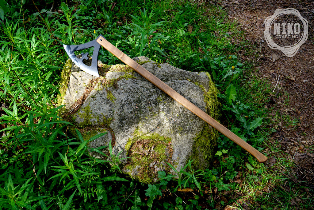 Wooden Viking Toy Battle Axe: Gotland - Personalised, Unique Gift.