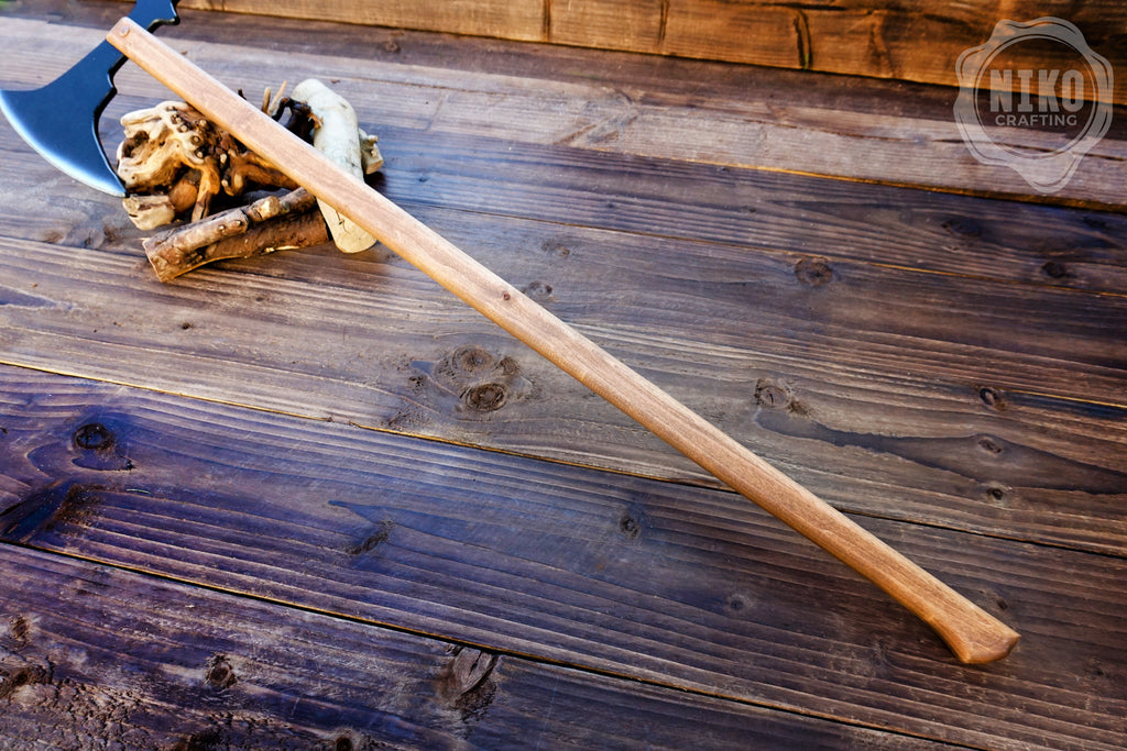 Wooden Medieval Toy Battle Axe – Viking Personalized, Unique Gift.