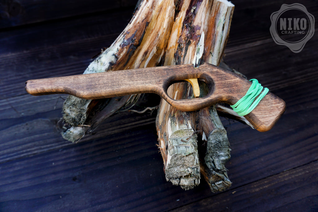Wooden Rubberband Gun - Handmade, Personalised Toy