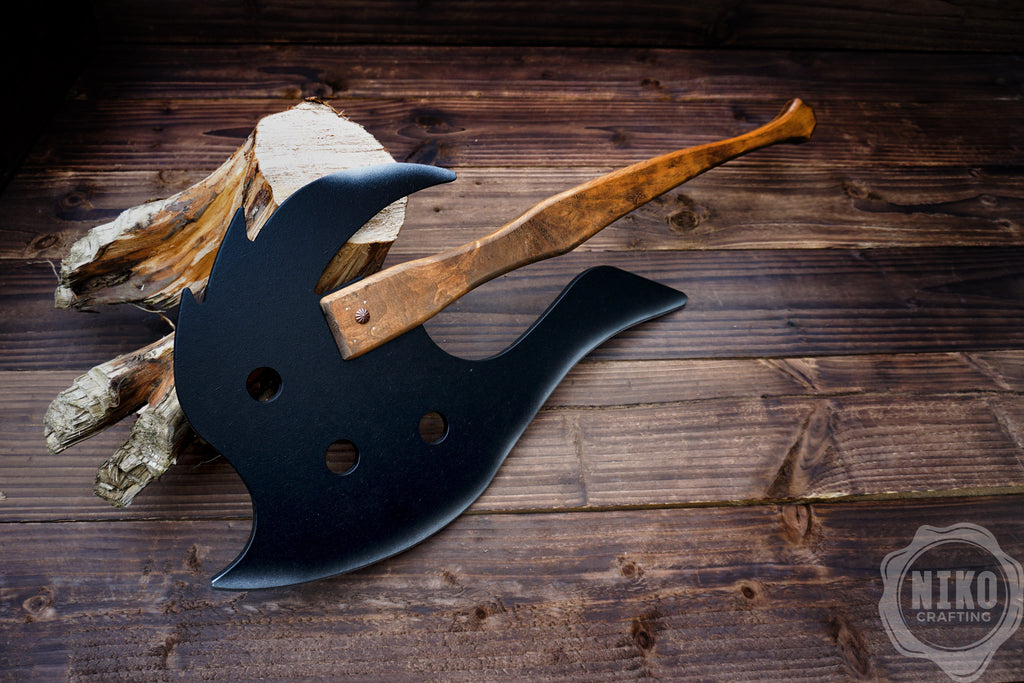 Wooden Large Fantasy Toy Axe - Personalised, Unique Gift.