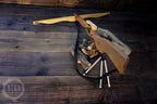 Large Wooden Crossbow and 3 Arrows: Handmade, Personalised Gift