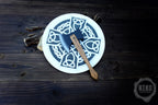 Wooden Small Toy Axe and Celtic cross Shield - Handmade, Personalised gift