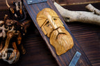 Hand-Carved Odin Wall Art- Rustic Viking Decoration. Personalised gift