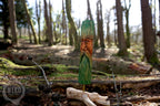 Hand Carved Wood Spirit - Whittled Standing Figurine. Personalised Green Man.