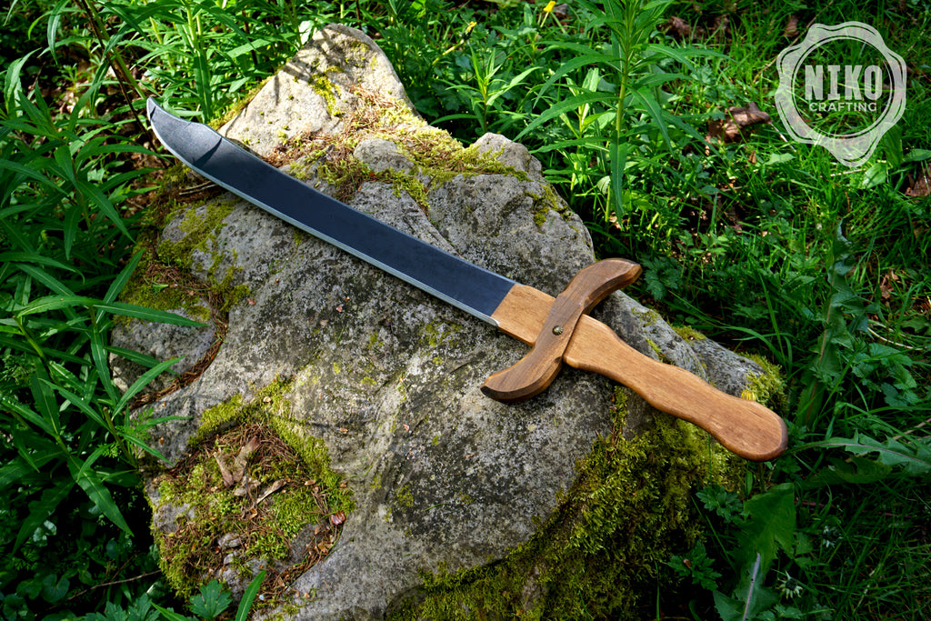 Wooden Large Toy Sword - Falchion: Handmade Personalised Gift