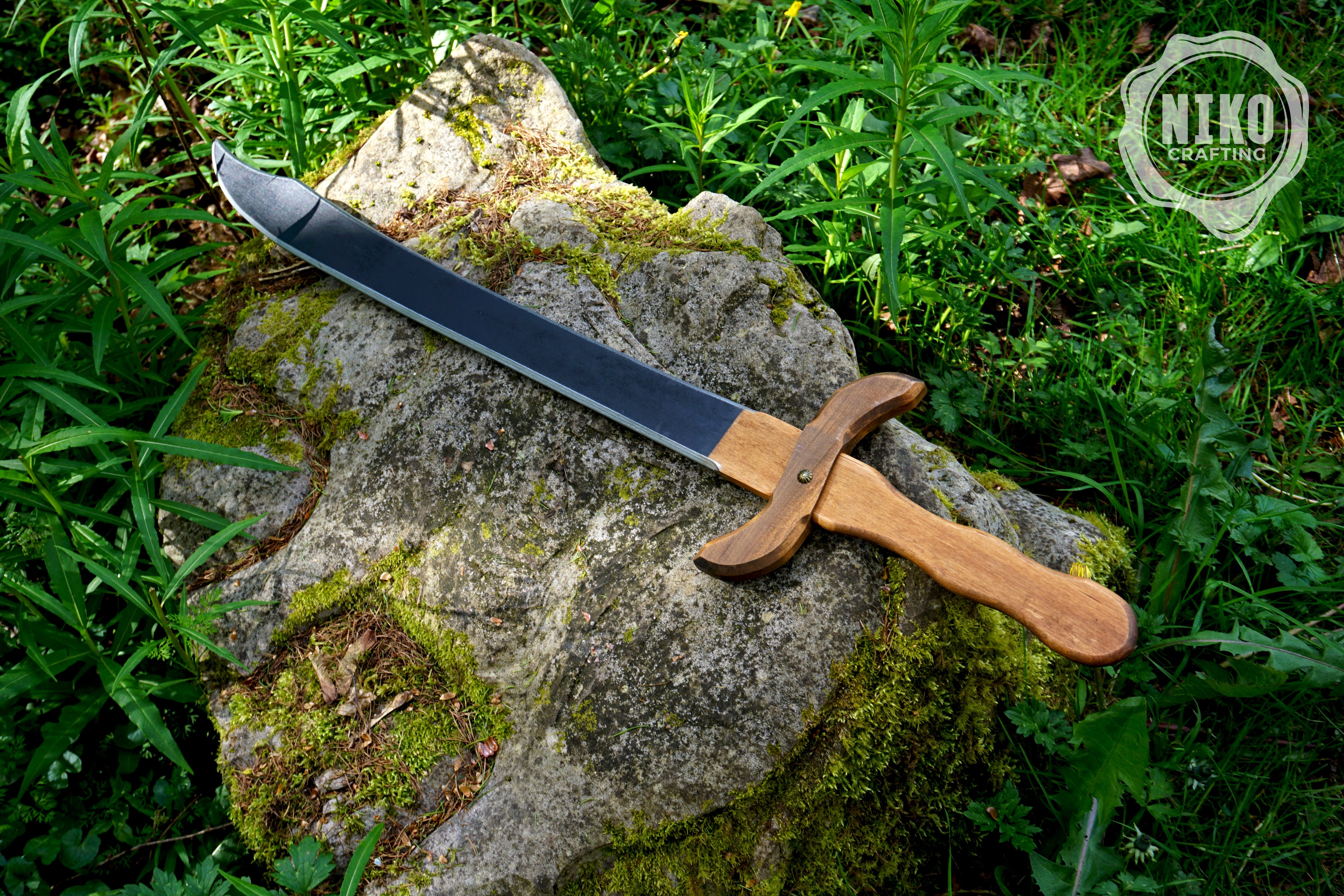 Wooden Large Toy Sword - Falchion: Handmade Personalised Gift