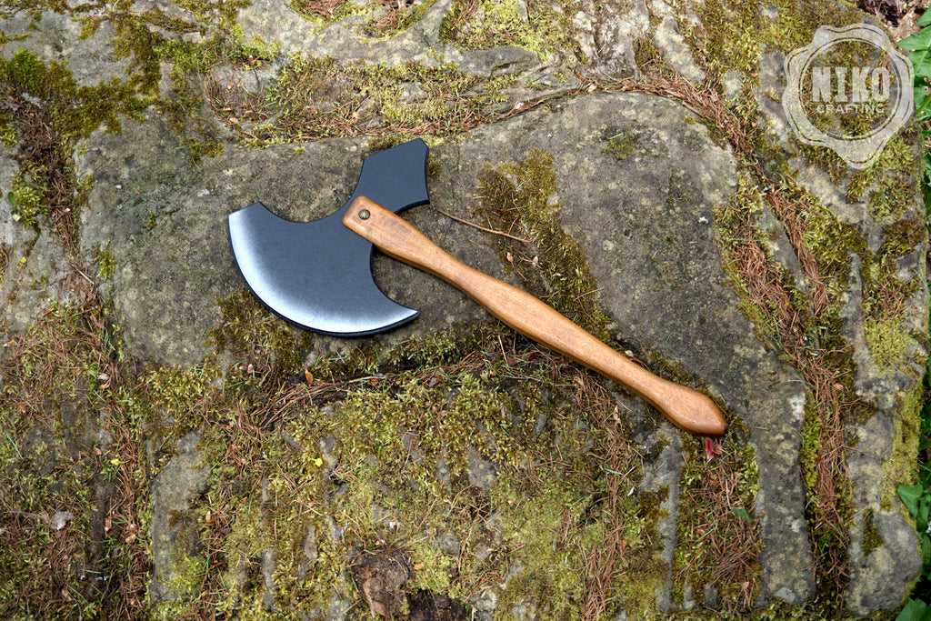 Wooden Medieval Toy Axe – Handmade Personalised, Unique Gift - A