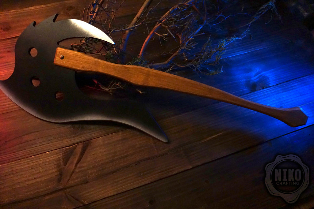 Wooden Large Fantasy Toy Axe - Personalised, Unique Gift.