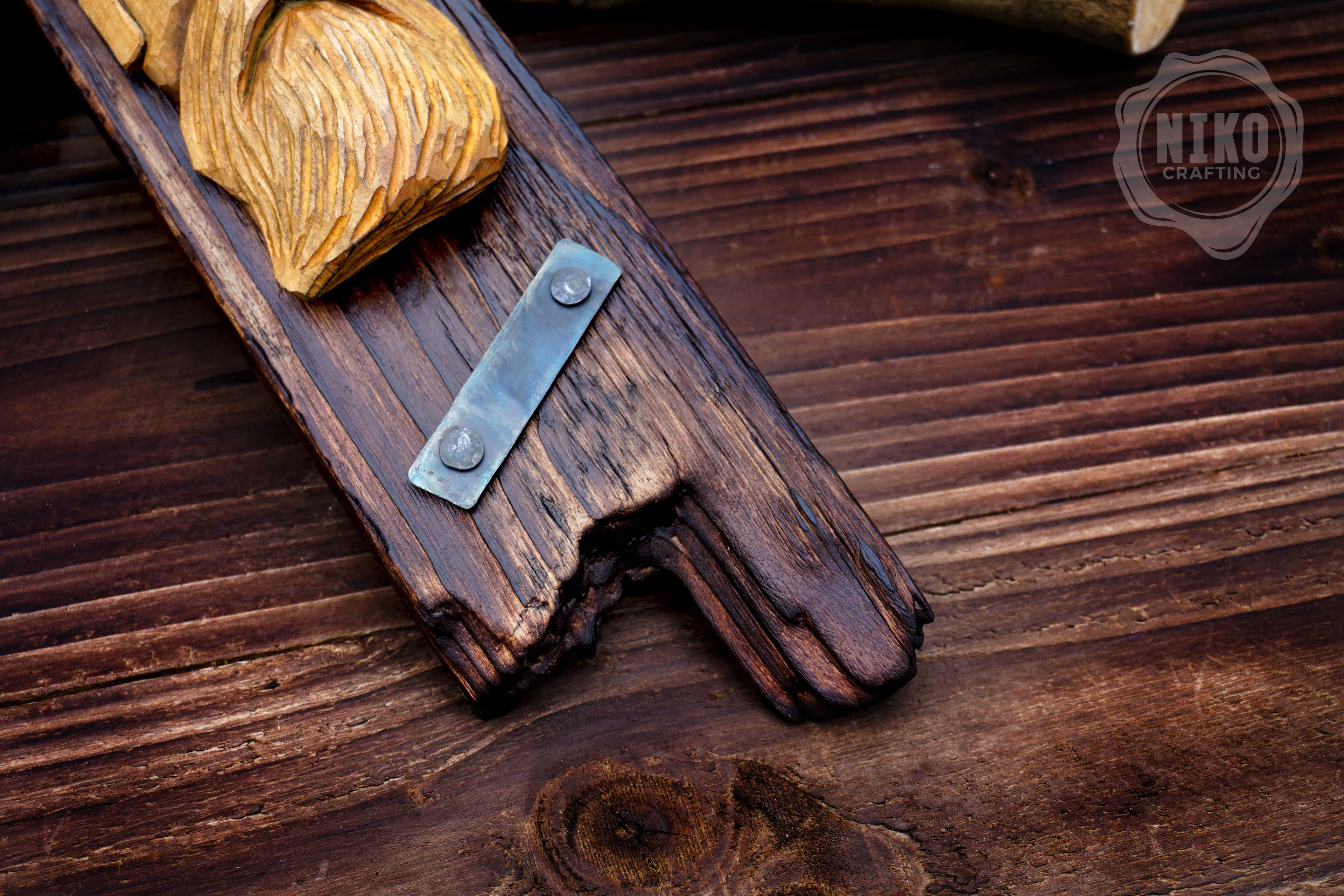 Hand-Carved Odin Wall Art- Rustic Viking Decoration. Personalised gift