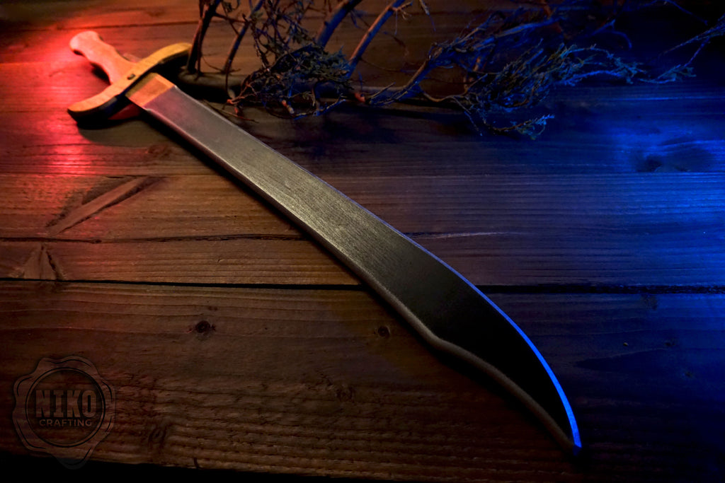 Wooden Large Toy Sword - Falchion: Handmade Personalised Gift