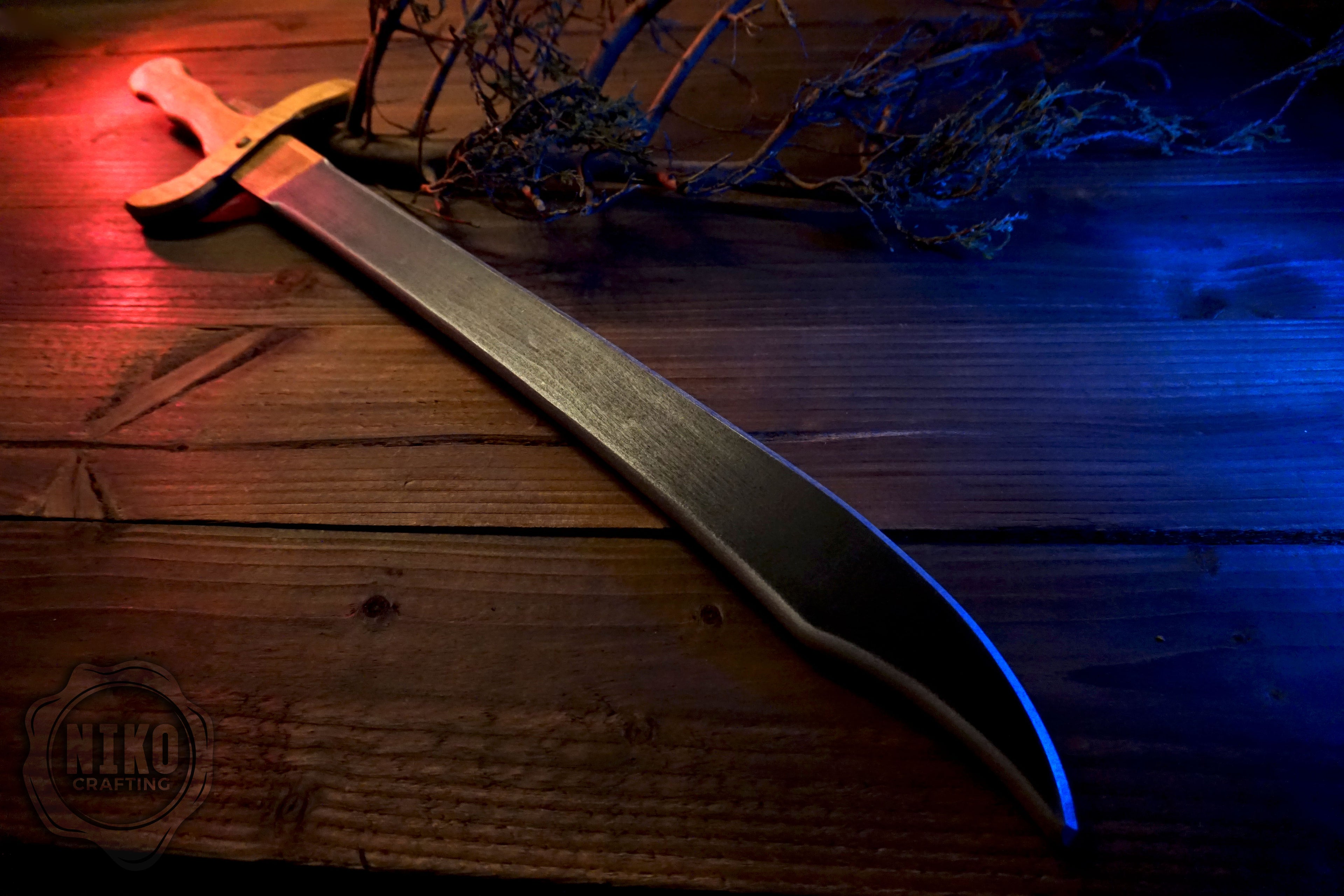 Wooden Large Toy Sword - Falchion: Handmade Personalised Gift