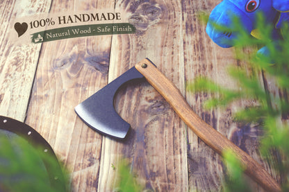 Wooden Viking Toy Axe - Handmade, Personalised Gift