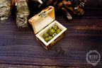 DnD Dice in Wooden Box - Pyrography: Dnd Dice - Hand-made, Personalized Dungeons and dragons Gift