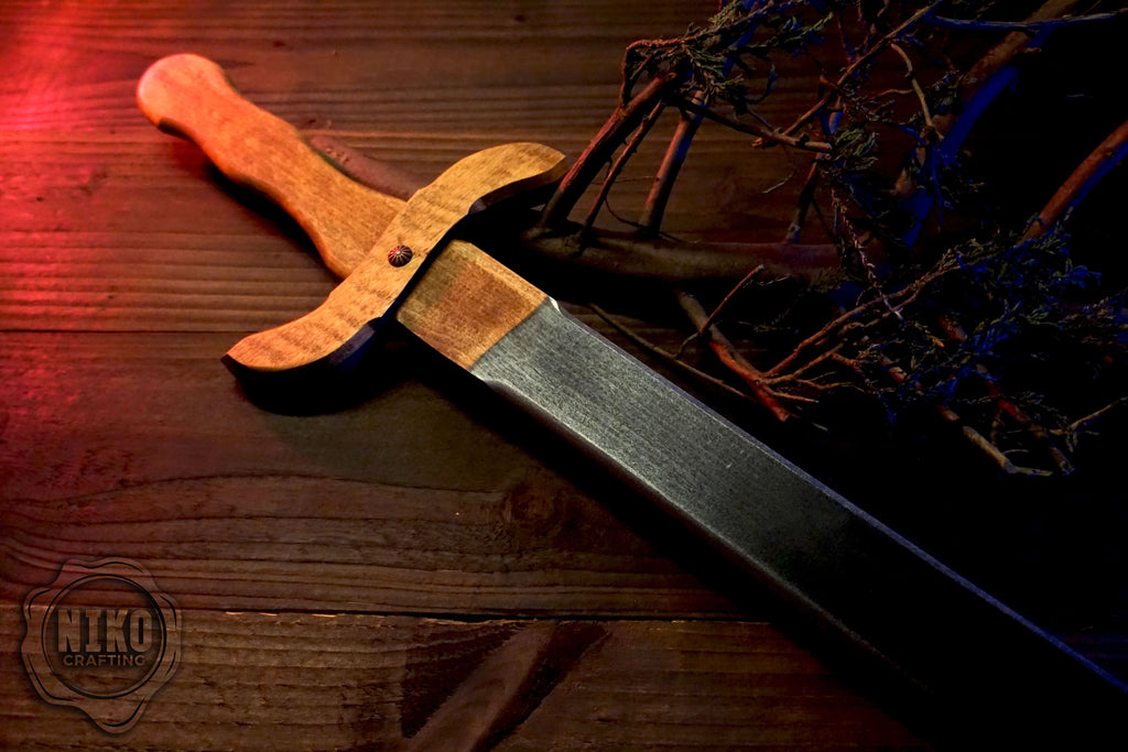 Wooden Large Toy Sword - Falchion: Handmade Personalised Gift