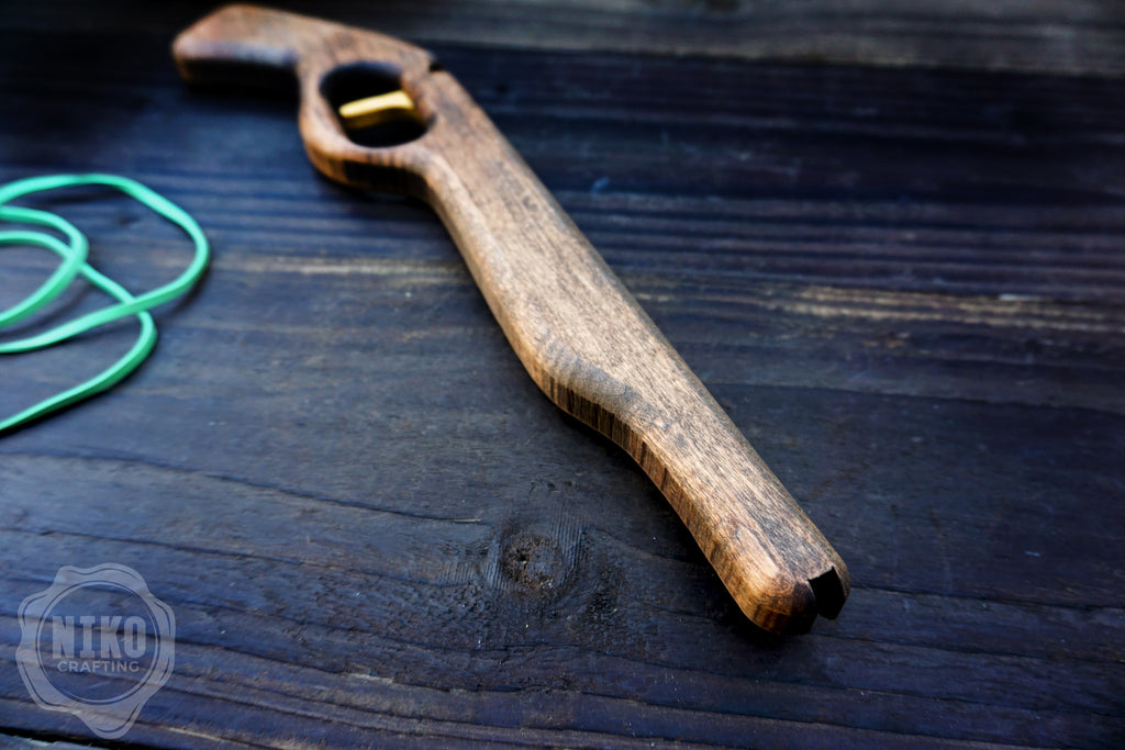 Wooden Rubberband Gun - Handmade, Personalised Toy