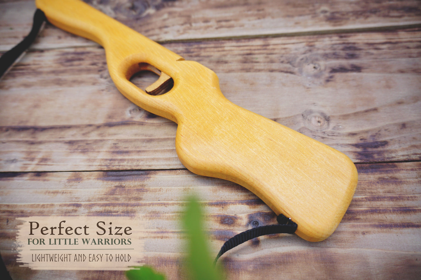 Large Wooden Rubberband Gun: Rifle - Handmade, Personalised Toy - Souvenir