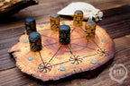 Three Men’s Morris – Handmade Wooden Board Game - Slavic Version - slavic swarga