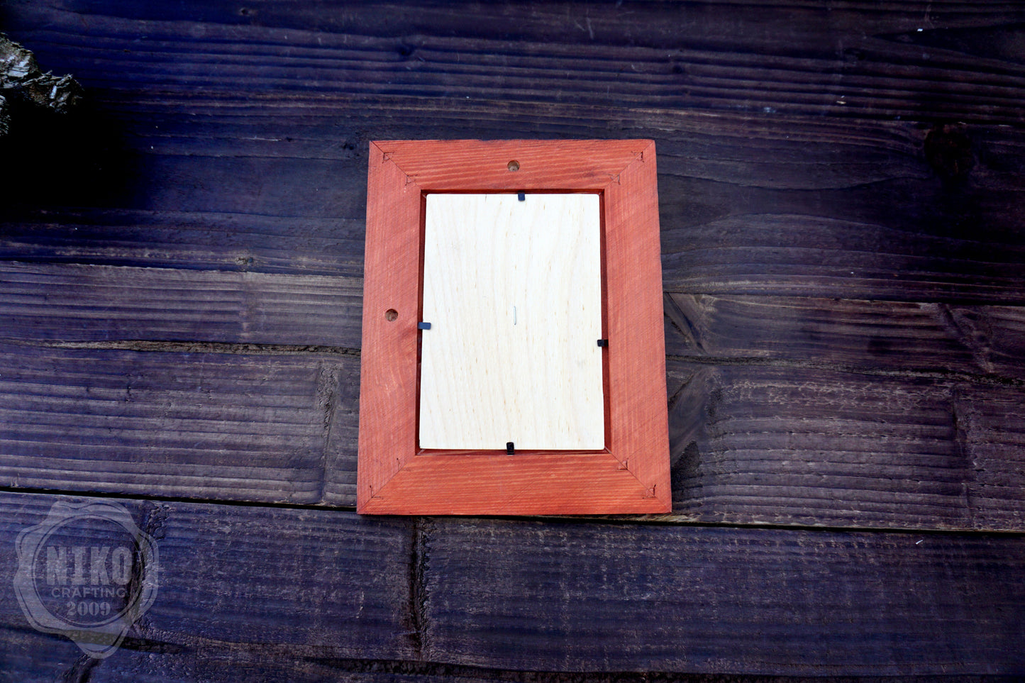Hand Carved Viking in Frame - Personalized Rustic Home Decoration – Handmade Wal Art - Red/Brown