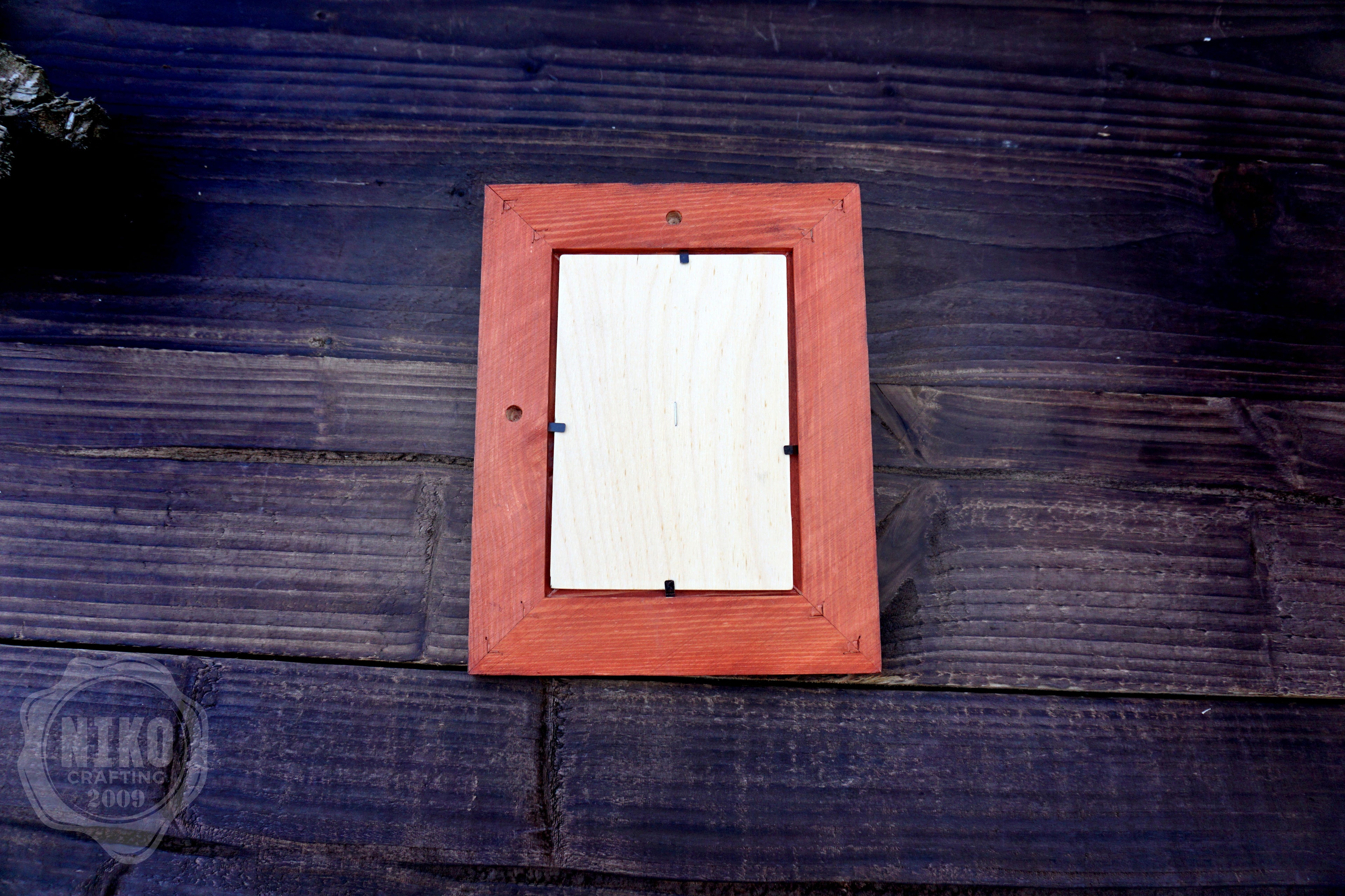 Hand Carved Viking in Frame - Personalized Rustic Home Decoration – Handmade Wal Art - Red/Brown