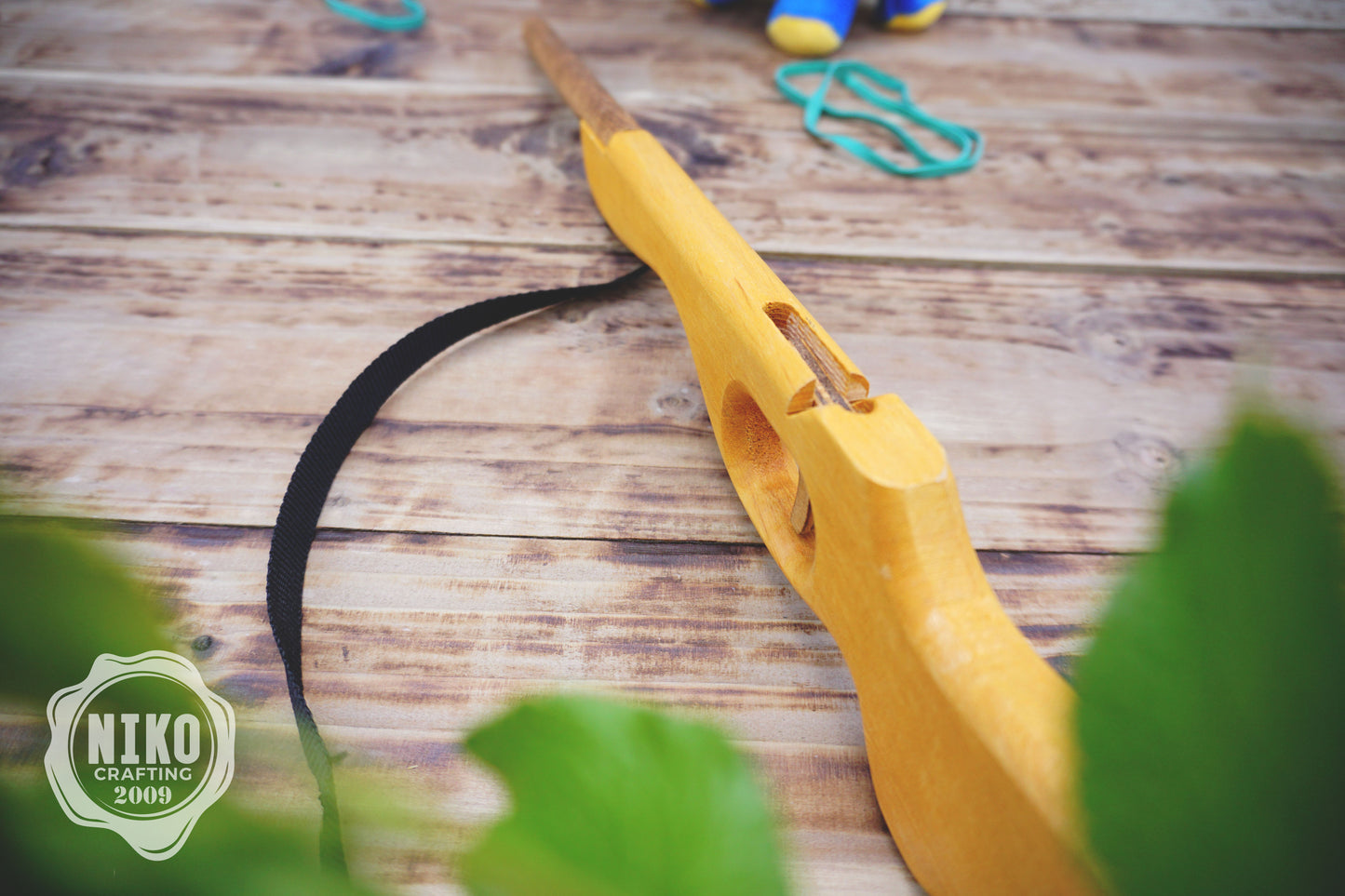 Large Wooden Rubberband Gun: Rifle - Handmade, Personalised Toy - Souvenir