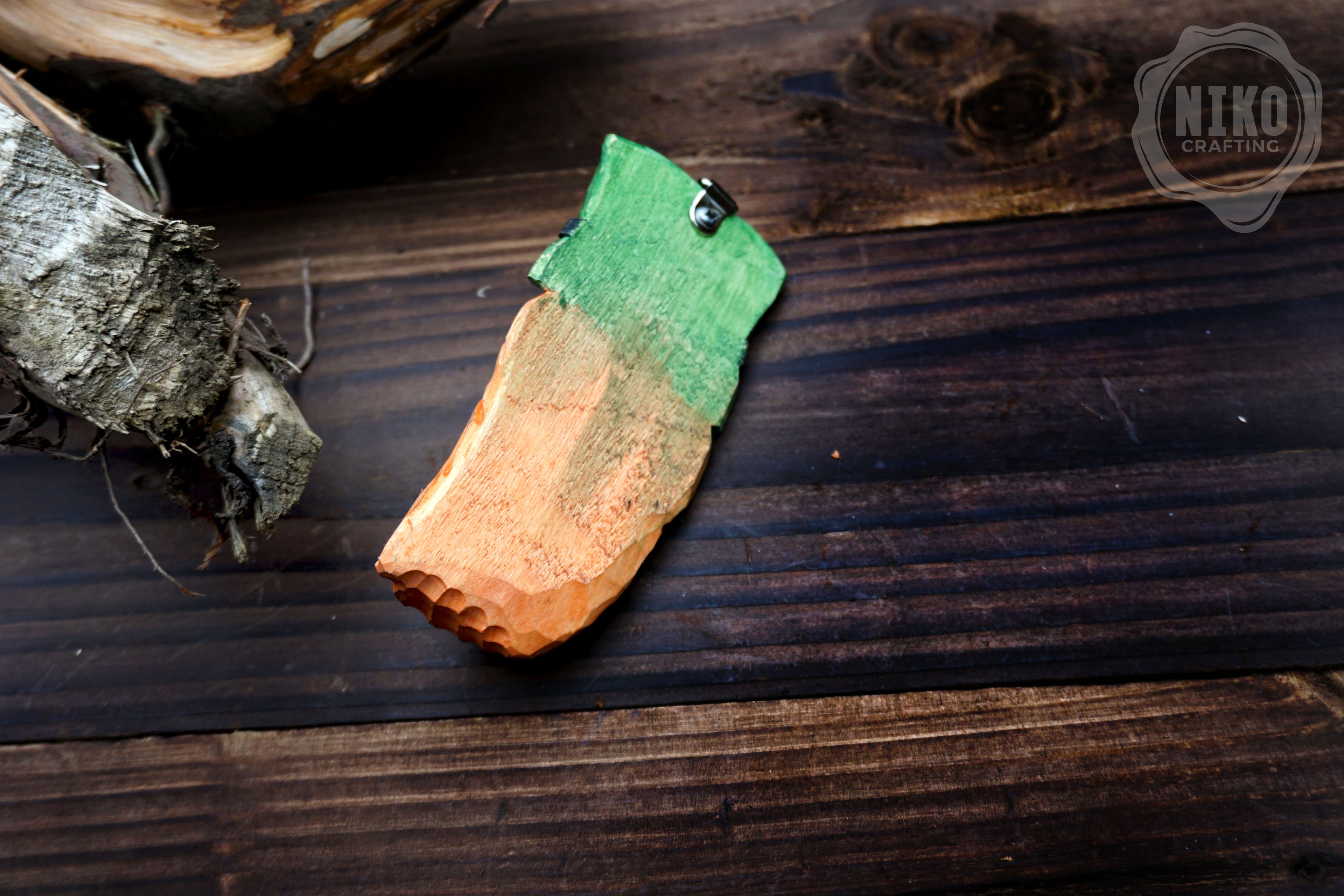 Hand-Carved Wooden Leprechaun, gnome - Personalized Hanging Home Decoration