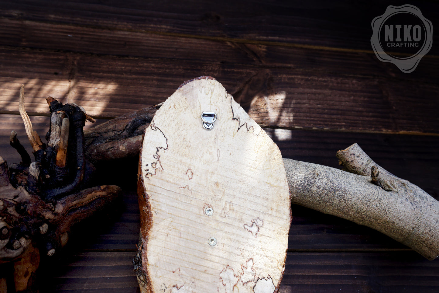 Hand-Carved Wood Spirit Wall Art - Rustic Decoration - Handmade Personalised Gift
