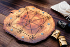 Three Men’s Morris – Handmade Wooden Board Game - Slavic Version - slavic swarga
