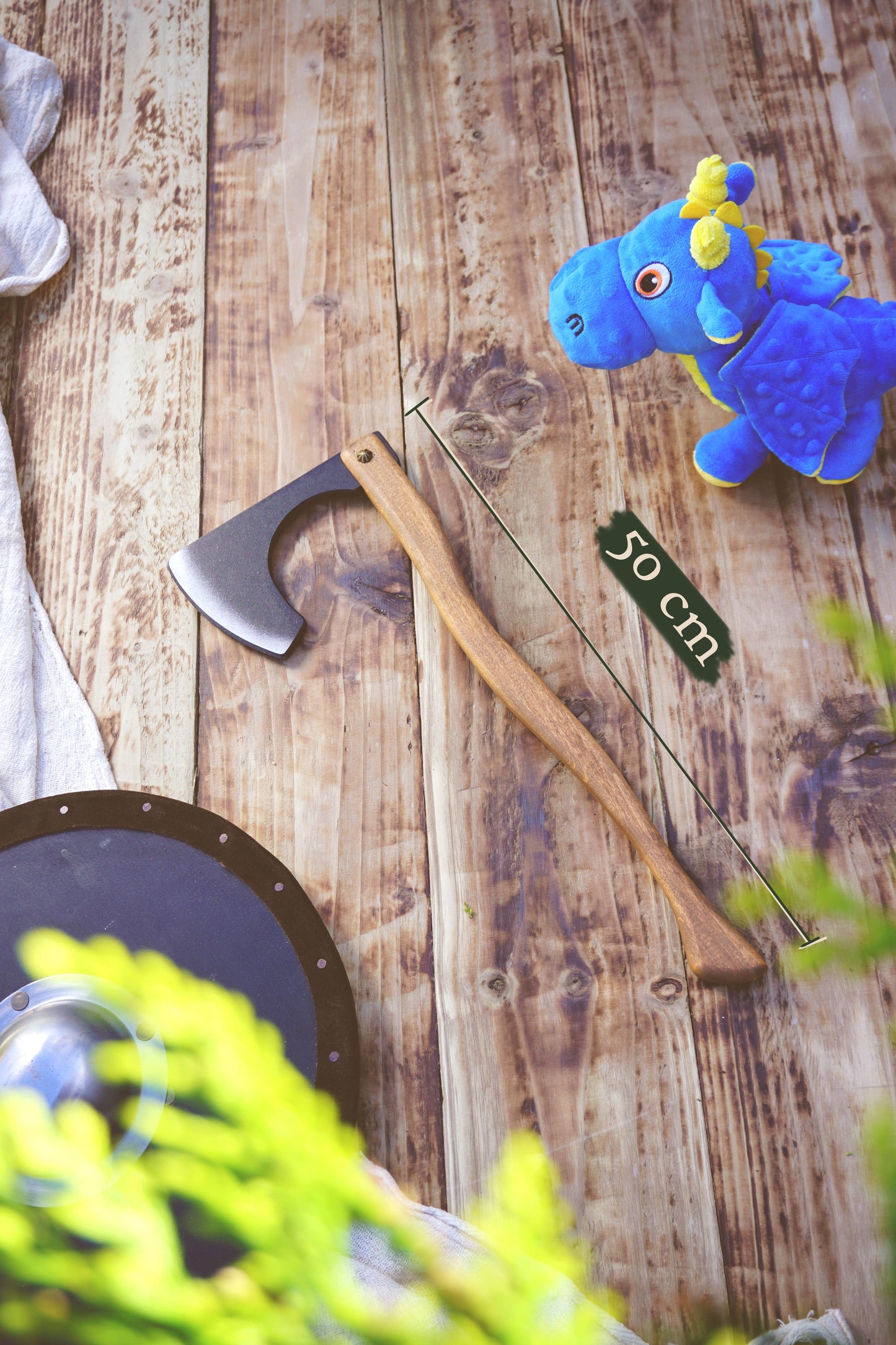 Wooden Viking Toy Axe - Handmade, Personalised Gift