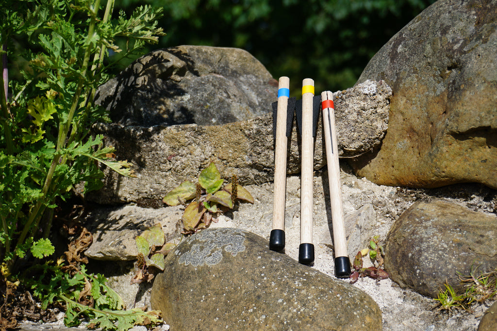 Handmade Toy Linen Quiver for Large Crossbow – Includes 3 Wooden Bolts (Arrows)