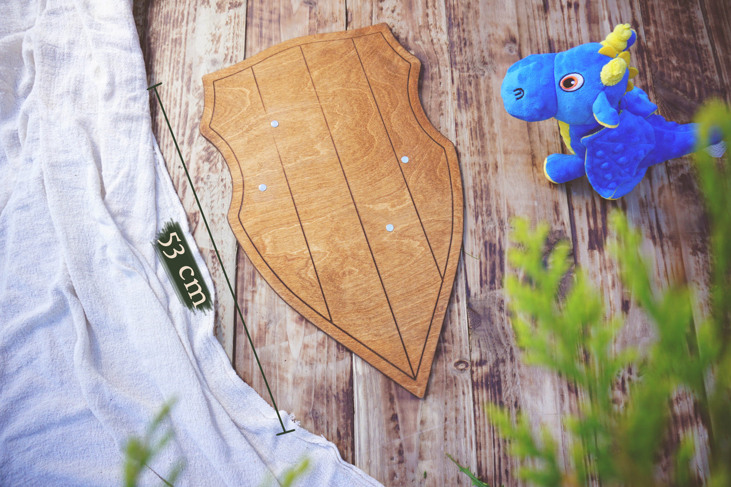 Wooden Viking Axe and Round Shield - Handmade Personalised Toy (Copy)