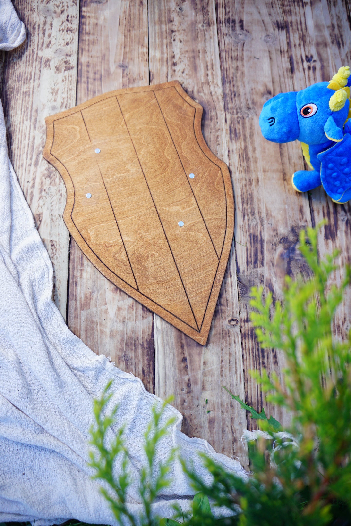 Wooden Viking Axe and Round Shield - Handmade Personalised Toy (Copy)