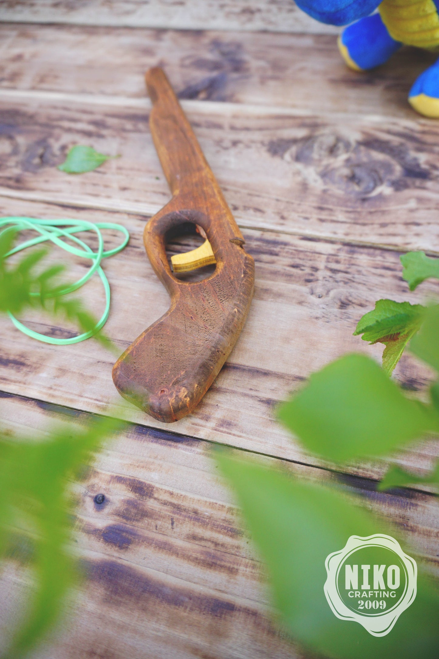 Wooden Rubberband Gun - Handmade, Personalised Toy