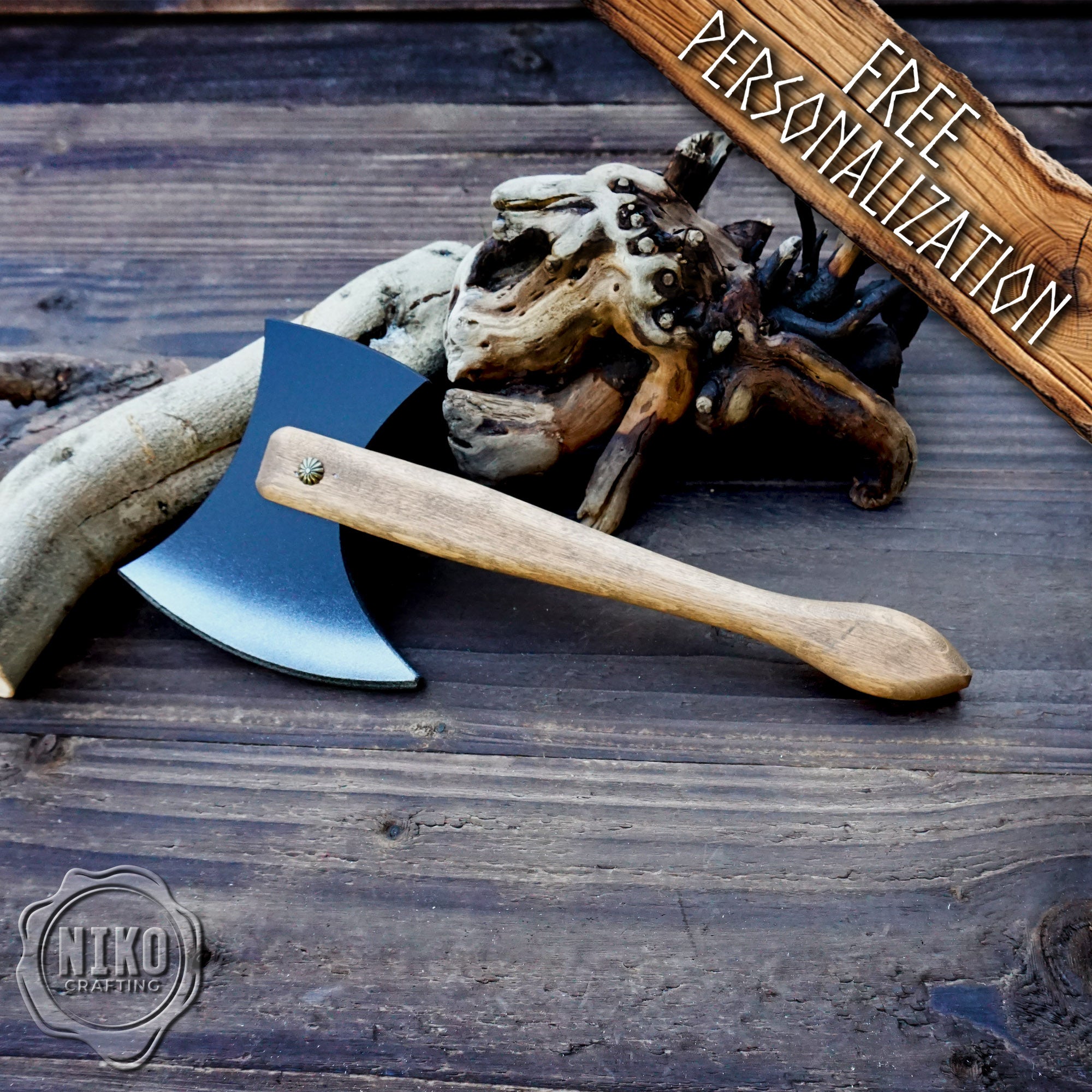 Wooden Small Toy Axe - Handmade, Personalised Gift